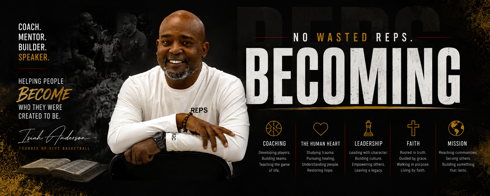 Coach Isiah Anderson, founder of REPS Basketball