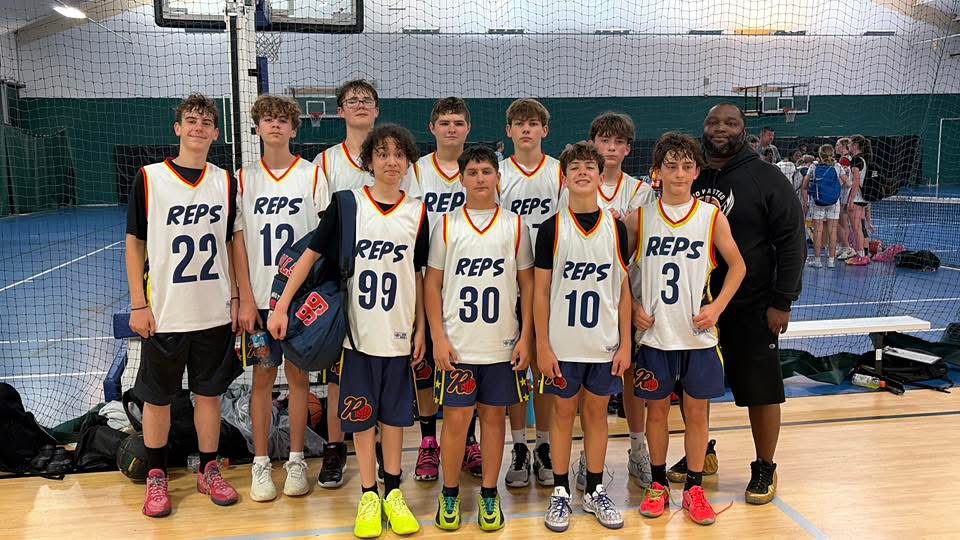 Boys Squad with Coach Isiah