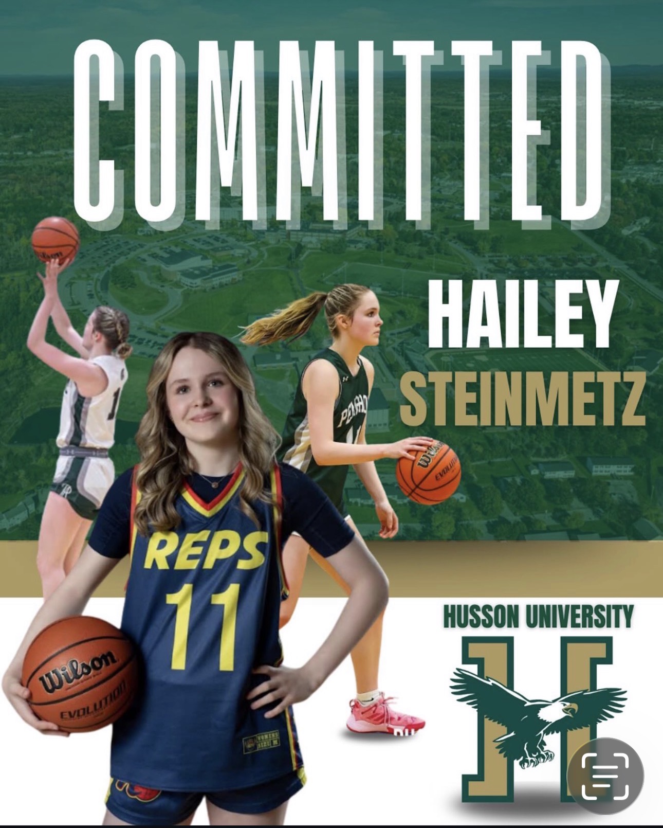 Hailey Steinmetz — committed to Husson University