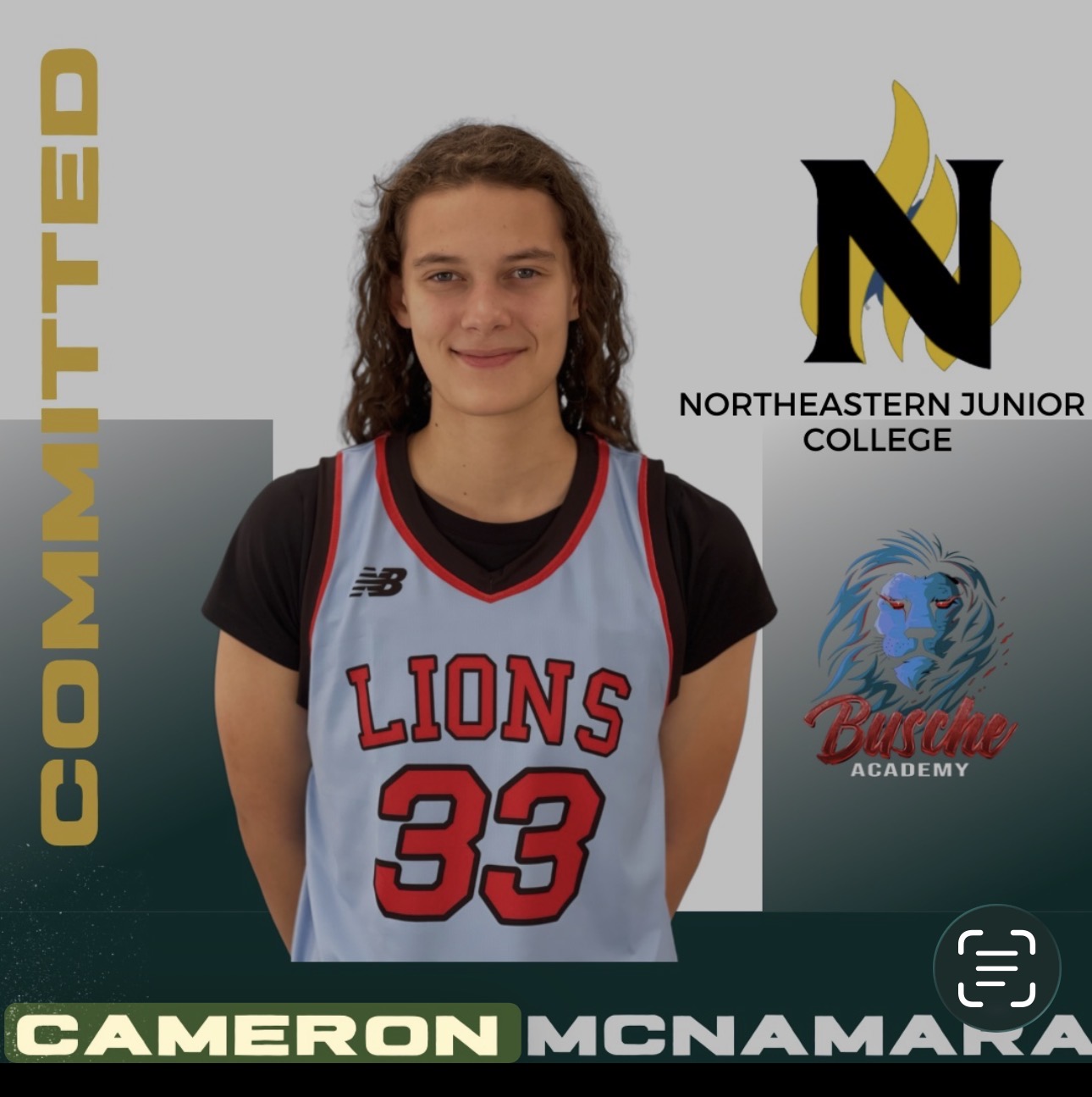 Cameron McNamara — committed to Northeastern Junior College